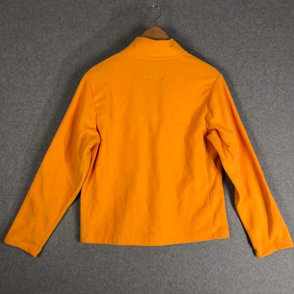 Lands End Yellow Quarter Zip Fleece Size Medium - Picture 5 of 5